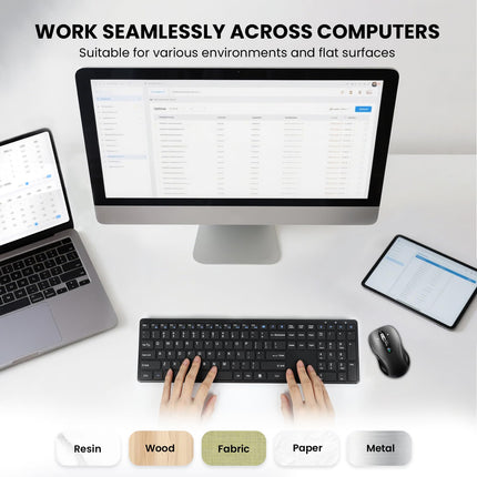 Wireless Bluetooth Mouse,Multi Device Ergo Computer Mouses,Metal 4-Way Super Scrolling,± 3200 DPI,10 Buttons,Plug&Play,Quiet,Rechargeable,USB Cordless Mice for Laptop,Tablet,Mac,iPad,PC,Phone (Grey)